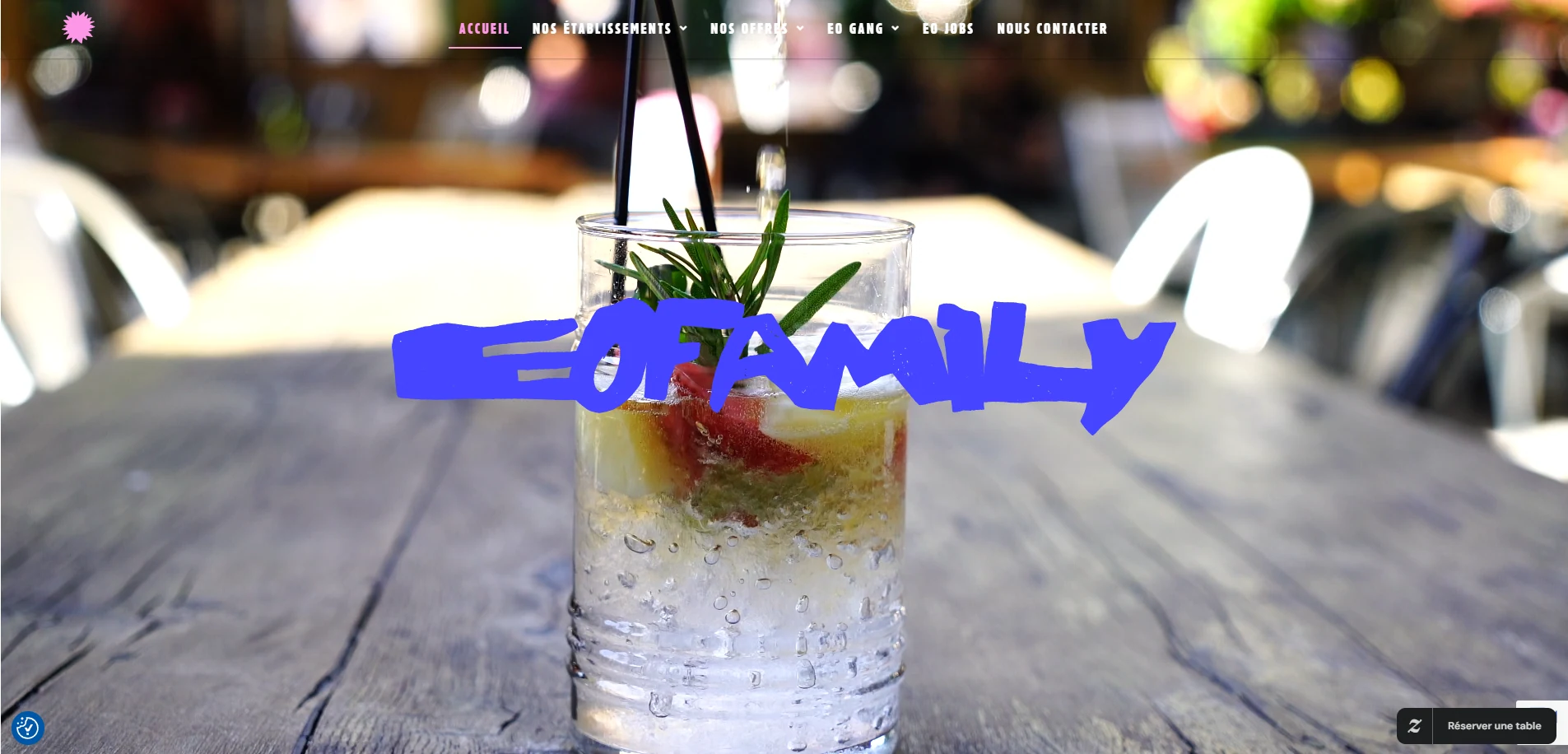 Aperçu du site EO Family