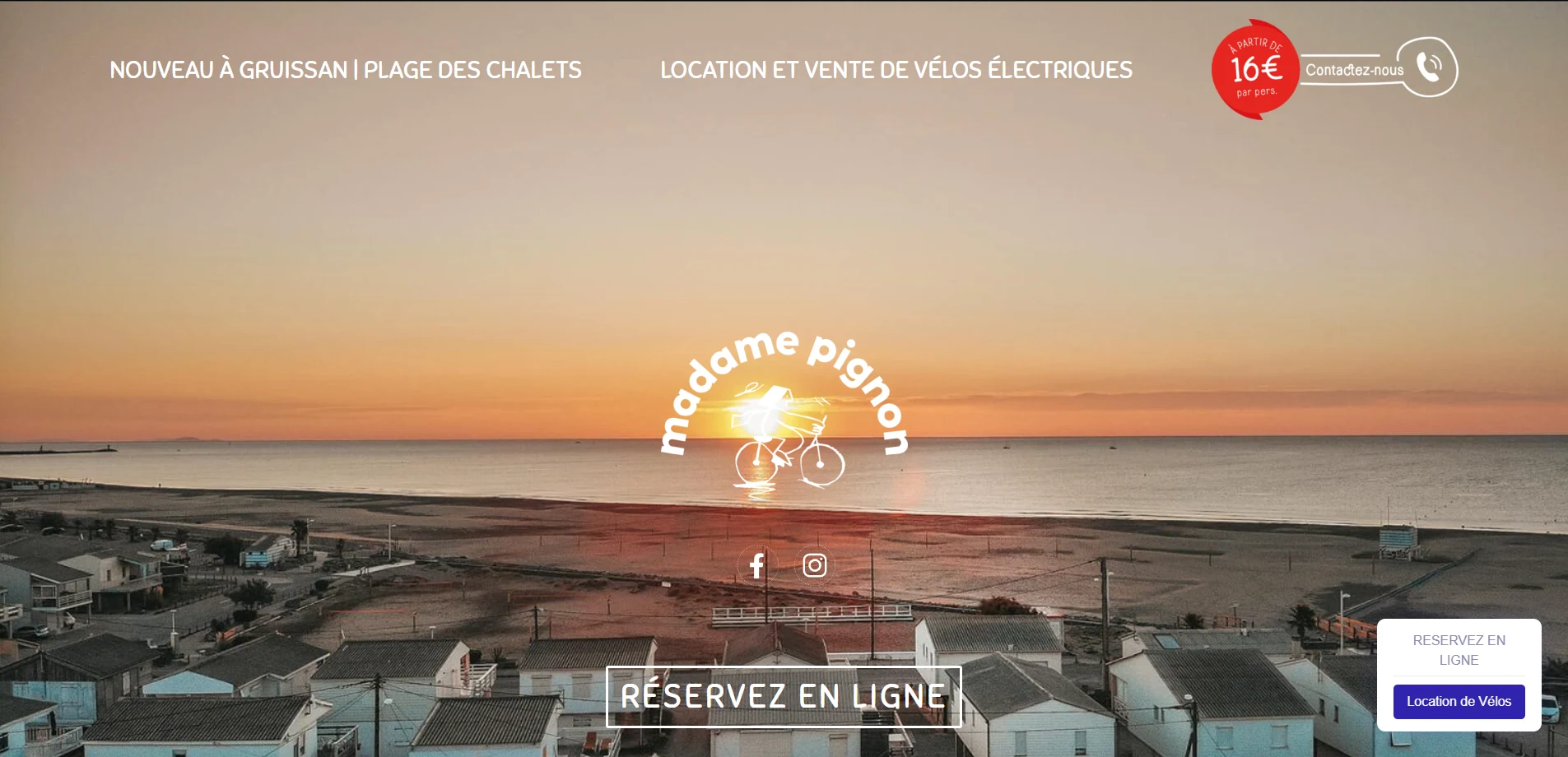 Aperçu du site Madame Pignon