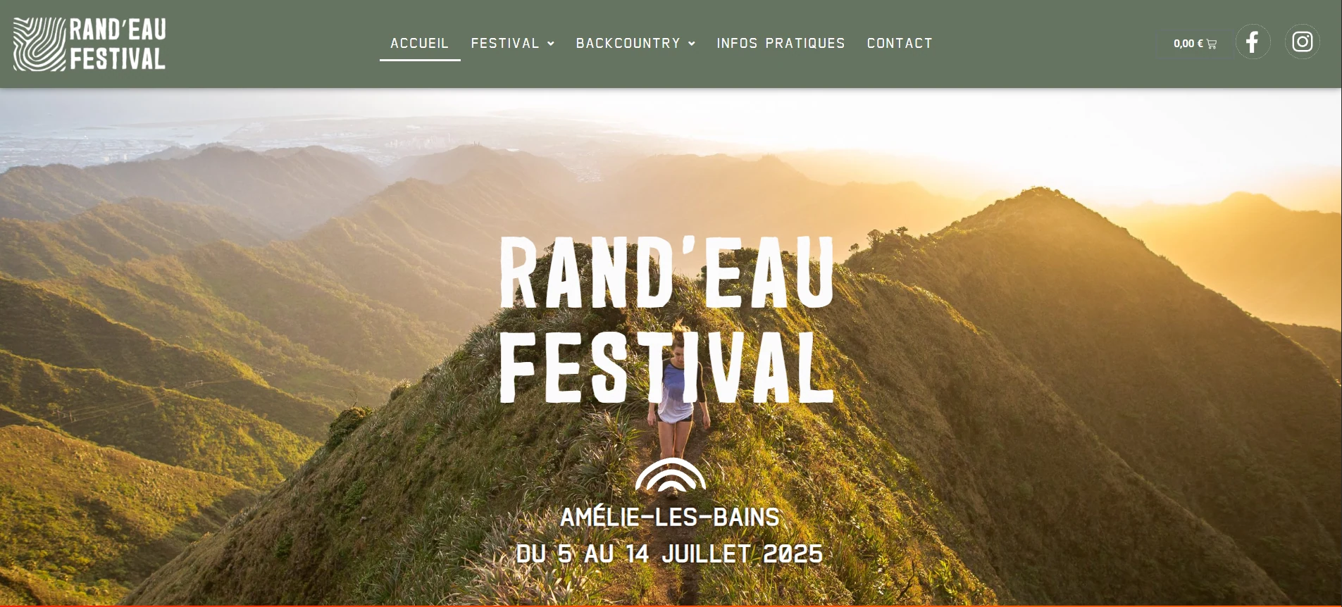 Aperçu du site Festival Rand’eau